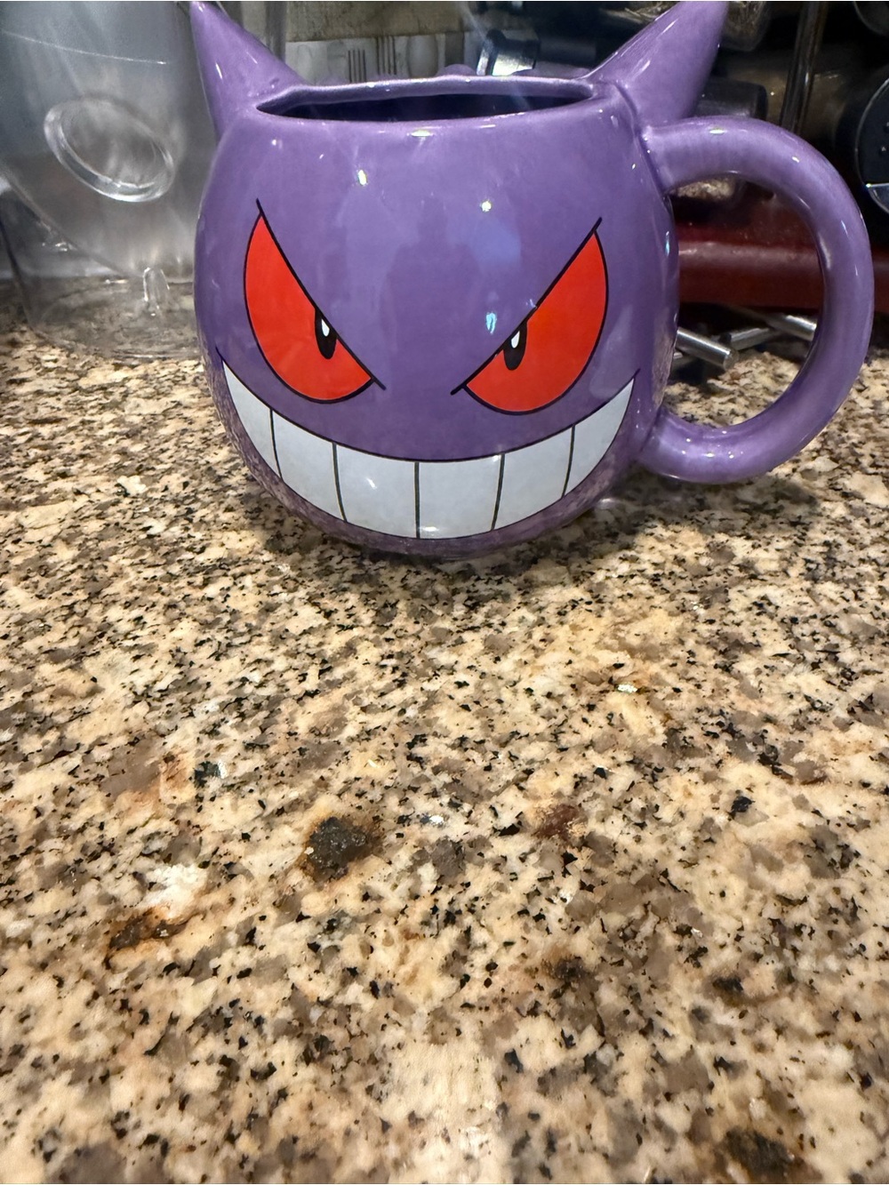 Pokemon Gengar Sculpted 3D Ceramic Mug Original Pokemon Patent New!!!